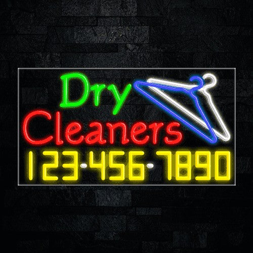Dry Cleaners Flex-Led Sign