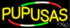 Pupusas Business Neon Sign