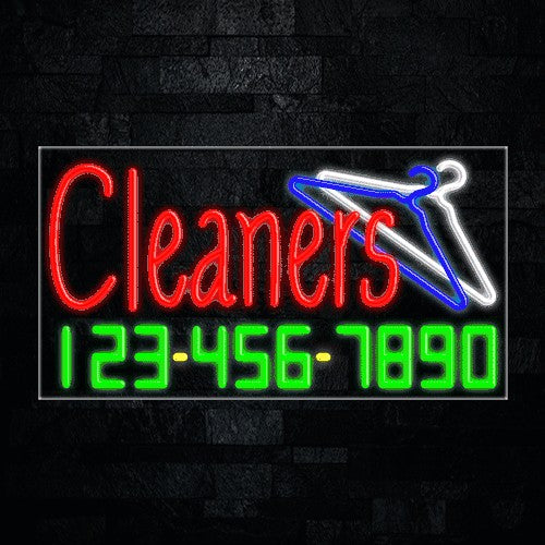 Cleaners Flex-Led Sign