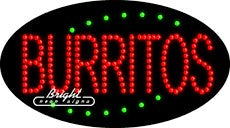 Burritos LED Sign