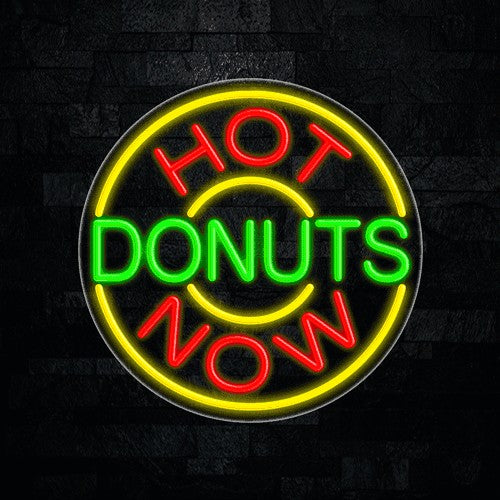Hot Donuts Now Flex-Led Sign
