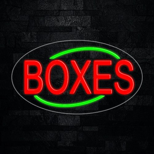 Boxes Flex-Led Sign