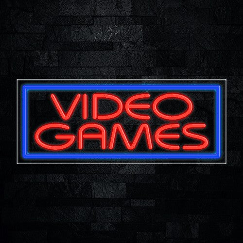 Video Games Flex-Led Sign