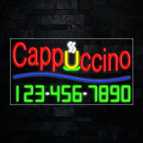 Cappuccino Flex-Led Sign