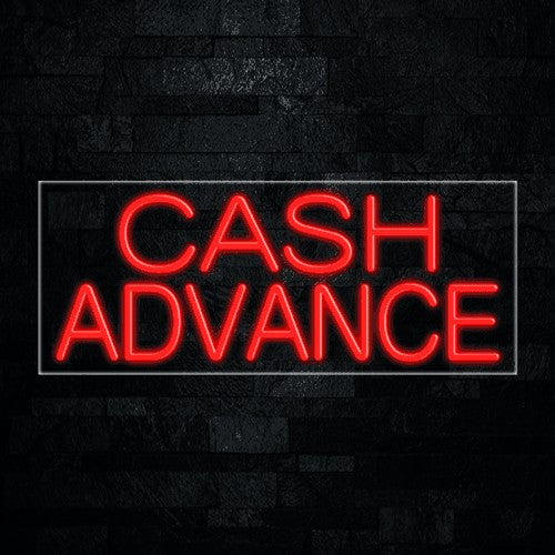 Cash Advance Flex-Led Sign