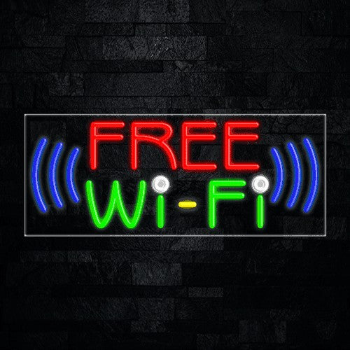 Free Wi Fi Flex-Led Sign