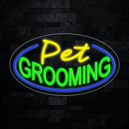 Pet Grooming Flex-Led Sign