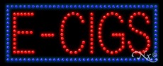 E-Cigs LED Sign