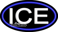 Ice Flashing Neon Sign