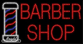 Barber Shop LED Sign