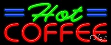 Hot Coffee Business Neon Sign
