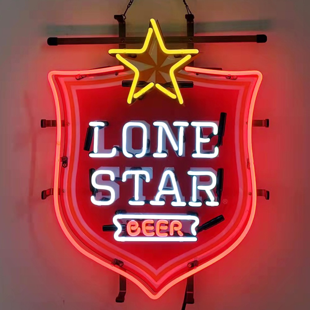 Lone Star Beer Shield Neon Sign