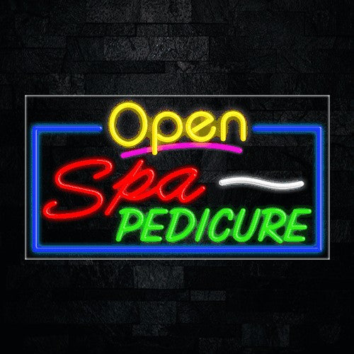 Spa Pedicure Flex-Led Sign