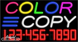 Color Copy Neon w/Phone #