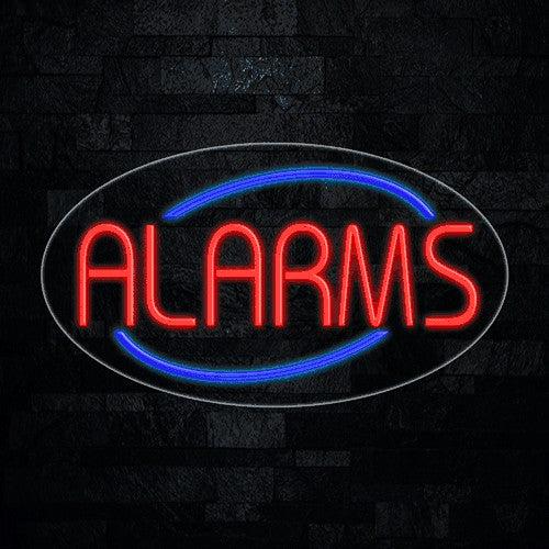 Alarms Flex-Led Sign