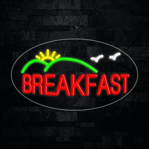 Breakfast Flex-Led Sign