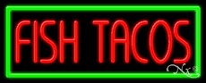 Fish Tacos Business Neon Sign