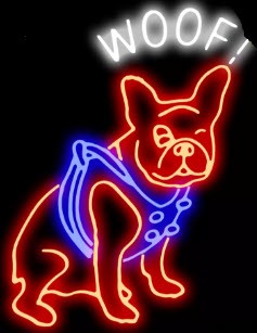 Woof Neon Sign