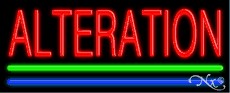 Alteration Neon Sign