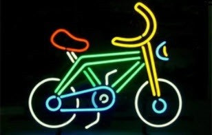 Child Bike Neon Sign