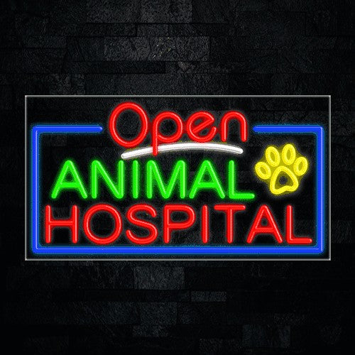 Animal Hospital Flex-Led Sign