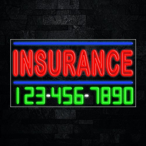 Insurance Flex-Led Sign