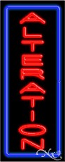 Alteration Business Neon Sign