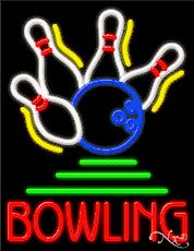 Bowling Business Neon Sign