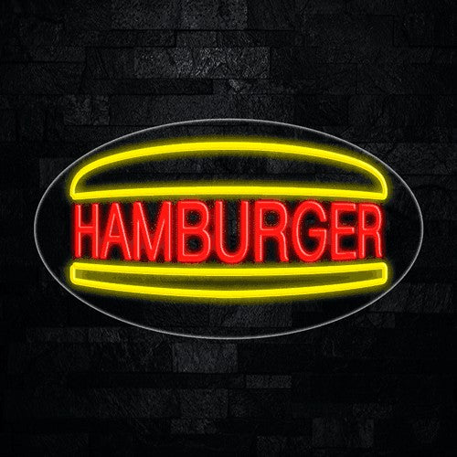 Hamburger Flex-Led Sign