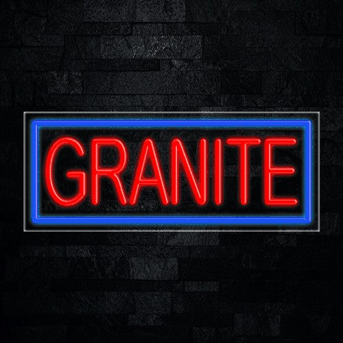 Granite Flex-Led Sign