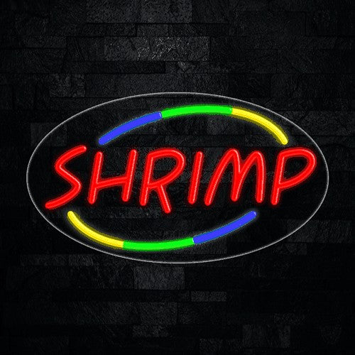 Shrimp Flex-Led Sign