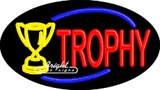 Trophy Flashing Neon Sign