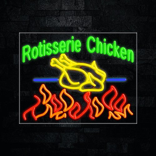 Rotisserie Chicken Flex-Led Sign