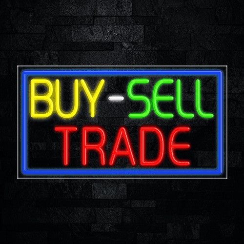 Buy Sell Trade Flex-Led Sign
