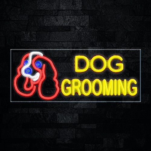 Dog Grooming Flex-Led Sign