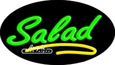 Salad Flashing Neon Sign
