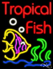 Tropical Fish Neon Sign