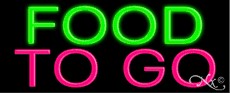 Food To Go Neon Sign