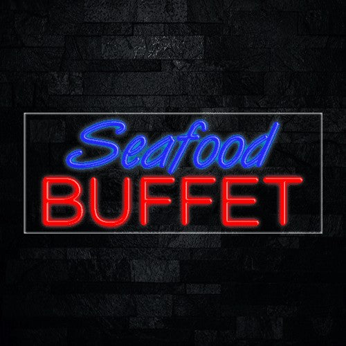 Seafood Buffet Flex-Led Sign