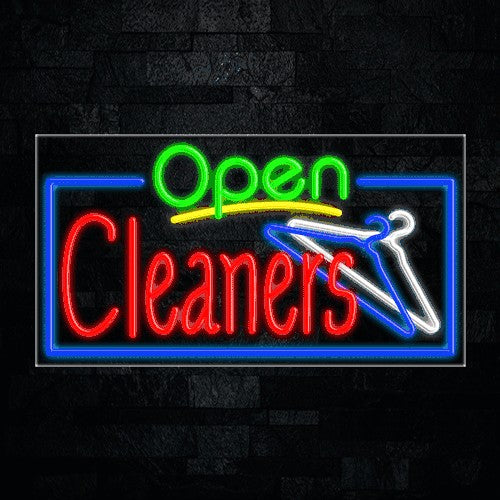 Cleaners Flex-Led Sign