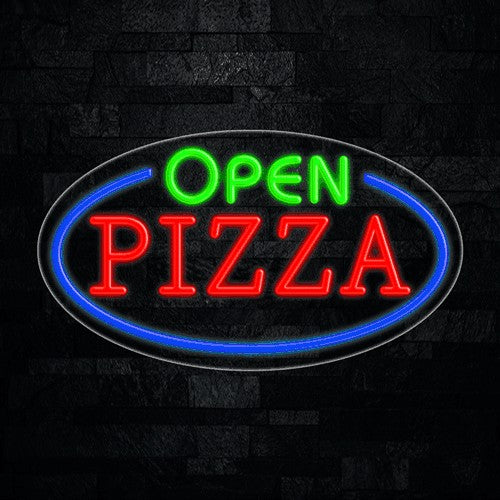 Pizza Open Flex-Led Sign