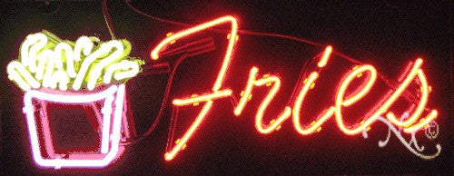 Fries Neon Sign