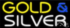 Gold & Silver Business Neon Sign