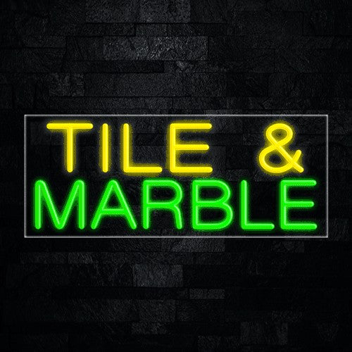 Tile & Marble Flex-Led Sign