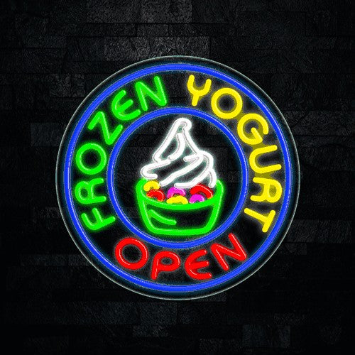 Frozen Yogurt Flex-Led Sign