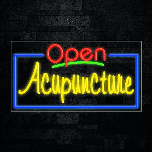 Acupuncture Flex-Led Sign