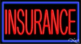 Insurance Business Neon Sign