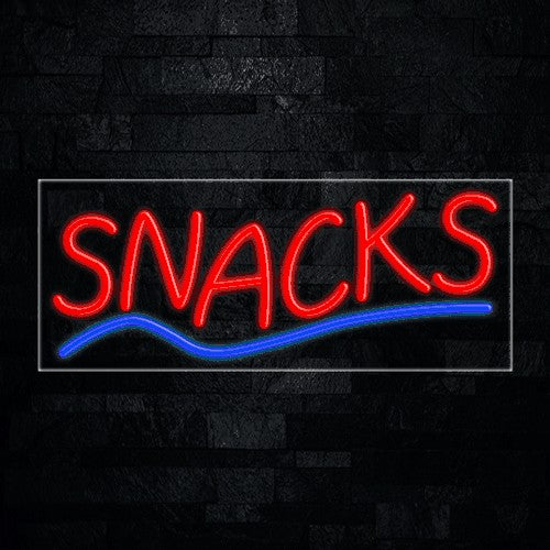 Snacks Flex-Led Sign