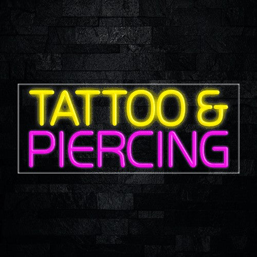 Tattoo & Piercing Flex-Led Sign