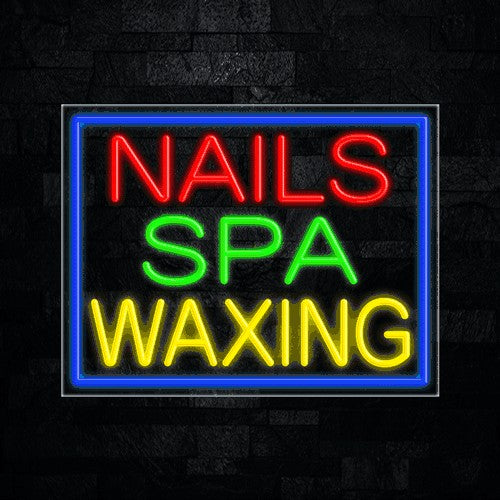 Nails Spa Waxing Flex-Led Sign
